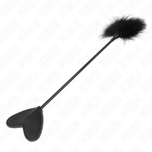 KINK - TICKLE FEATHERS WITH HEART PADDLE 31 CM LoveYou.lv