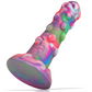 Colorful EPIC Nixie dildo with a textured shape, inspired by mythical aquatic spirits, showcasing a sleek, fluid design.