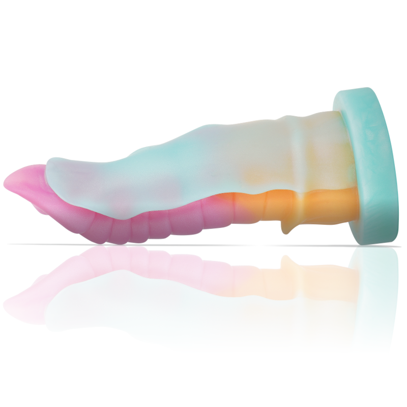 EPIC Kelpie dildo inspired by Celtic water spirit in horse form, featuring vibrant colors and unique design.