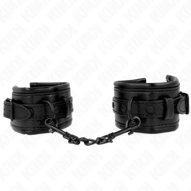 KINK - ОГРАНИЧИТЕЛИ ЗАПЯСТЬЯ ЧЕРНЫЕ РЕГУЛИРУЕМЫЕ 20-30 СМ X 6 СМ