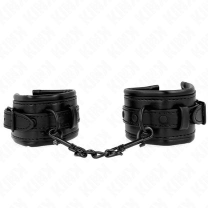 KINK - ОГРАНИЧИТЕЛИ ЗАПЯСТЬЯ ЧЕРНЫЕ РЕГУЛИРУЕМЫЕ 20-30 СМ X 6 СМ