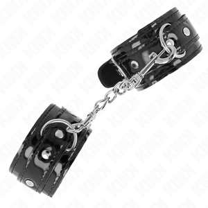 KINK - БЛЕСТНЫЕ НЕОПРЕНОВЫЕ МАНЖЕТЫ НА ЗАПЯСТЬЕ, РЕГУЛИРУЕМЫЕ 17-24 СМ X 4,5 СМ