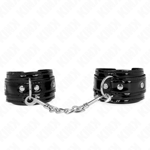 KINK - БЛЕСТНЫЕ НЕОПРЕНОВЫЕ МАНЖЕТЫ НА ЗАПЯСТЬЕ, РЕГУЛИРУЕМЫЕ 17-24 СМ X 4,5 СМ
