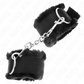 KINK - МЕХОВЫЕ ОГРАНИЧИТЕЛИ ДЛЯ ЗАПЯСТЬЯ ЧЕРНЫЕ РЕГУЛИРУЕМЫЕ 17-31 СМ X 7 СМ