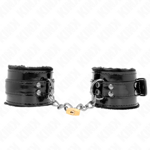 KINK - LIGHT WRIST RESTRAINTS WITH A COPPER LOCK ADJUSABLE 17-29 CM X 5.5 CM - LoveYou.lv