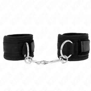 KINK - ОГРАНИЧИТЕЛИ ЗАПЯСТЬЯ ЧЕРНЫЕ РЕГУЛИРУЕМЫЕ 18-35 СМ X 6 СМ