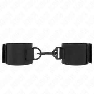 KINK – HANDGELENKFÜHRUNGEN AUS NYLON SCHWARZ – LoveYou.lv
