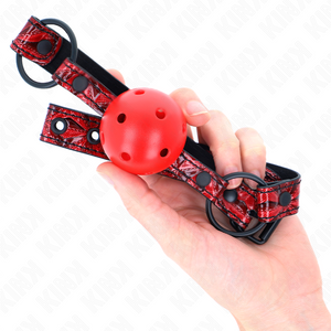 KINK - DIAMOND PATTERN BALL 4.5 CM GAG MODEL 1 64.5 CM ADJUSTABLE 42-60 CM LoveYou.lv