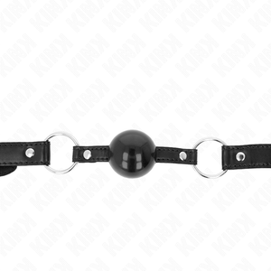 KINK - BLACK TPE BALL 4 CM GAG 60 x 2 CM LoveYou.lv
