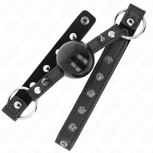 KINK - BALL 4 CM GAG WITH TIP RIVET AND SNAP LOCK 65 x 2 CM LoveYou.lv