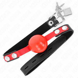 KINK - SOFT TPE BALL 4 CM GAG MODEL 4 60 x 2 CM ADJUSTABLE 37-52 CM LoveYou.lv