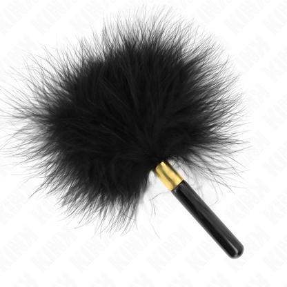 KINK - MELNA ZELTA METĀLA kutināšanas SPALVAS 18 CM