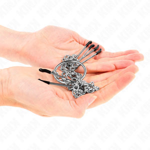 KINK - TRIPLE NIPPLE AND CLIT CLAMPS WITH CHAIN MODEL 1 - LoveYou.lv