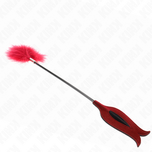 KINK - TICKLE FEATHERS WITH ROSE-SHAPED PADDLE 8 CM LoveYou.lv