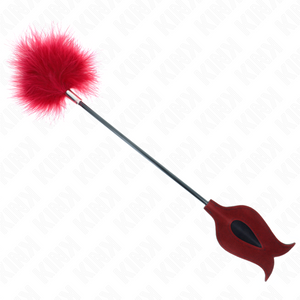 KINK - TICKLE FEATHERS WITH ROSE-SHAPED PADDLE 8 CM LoveYou.lv