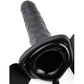 FETĪŠA FANTĀZIJAS SĒRIJA — 19 CM VIBRĒJOŠA, doba siksna, melna