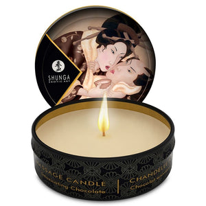 SHUNGA - MINI GĪSTĪJUMI SVĒTĪBĀ ŠOKOLĀDES MASĀŽAS SVECE 30 ML
