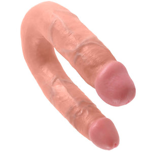 KING COCK - U-SHAPED MEDIUM DOUBLE TROUBLE FLESH 13.9 CM - LoveYou.lv
