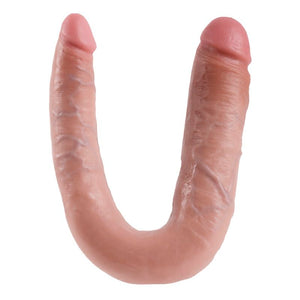 KING COCK - U-SHAPED LARGE DOUBLE TROUBLE FLESH 17.8 CM - LoveYou.lv