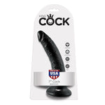 KING COCK - 7 DILDO BLACK 17.8 CM - LoveYou.lv