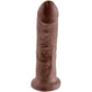 KING COCK - 8 DILDO BROWN 20.3 CM