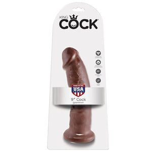 KING COCK - 9 DILDO BROWN 22.9 CM - LoveYou.lv