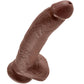 KING COCK - 9 DILDO BROWN WITH BALLS 22.9 CM - LoveYou.lv