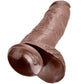 KING COCK - 12 DILDO BROWN WITH BALLS 30.48 CM - LoveYou.lv