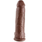 KING COCK - 12 DILDO BROWN WITH BALLS 30.48 CM - LoveYou.lv