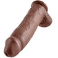 KING COCK - 12 DILDO BROWN WITH BALLS 30.48 CM - LoveYou.lv