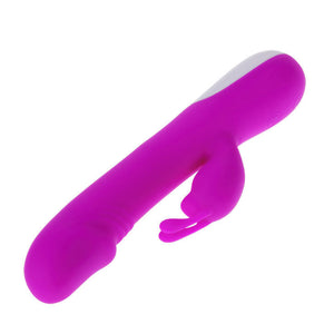 PRETTY LOVE - FLIRTATION ROBERT VIBRATOR WITH CLITORIS STIMULATOR - LoveYou.lv