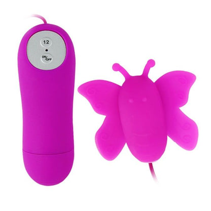 BAILE — LOVE EGGS BUTTERFLY CLITORIS STIMULATORS 12 Ātrumu LILAC TĀLVADĪBAS PULTS