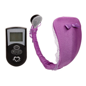 BAILE - THONG WITH VIBRATOR WITH LILAC REMOTE CONTROL - LoveYou.lv