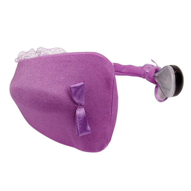 BAILE - THONG WITH VIBRATOR WITH LILAC REMOTE CONTROL - LoveYou.lv