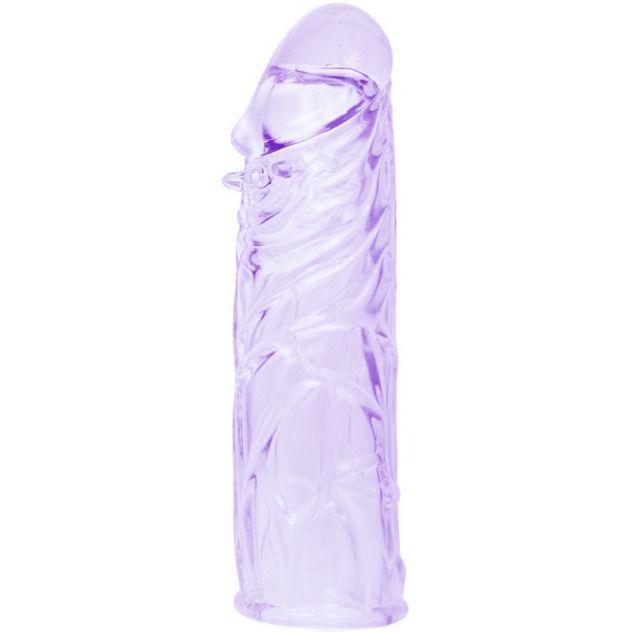 BAILE - LILAC COVER FOR THE PENIS IN ADAPTABLE SILICONE 13 CM - LoveYou.lv