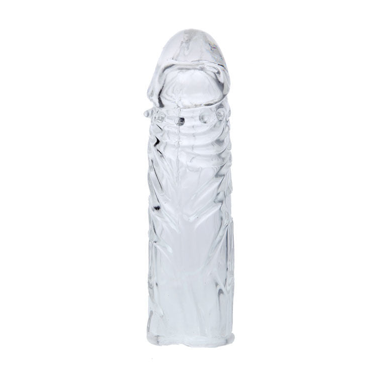 BAILE - PINK STIMULATING SILICONE PENIS COVER 13 CM - LoveYou.lv