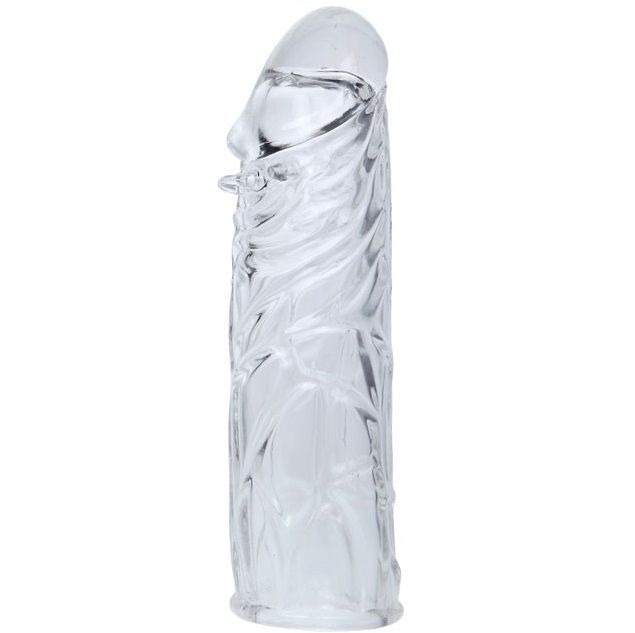 BAILE - TRANSPARENT SILICONE PENIS COVER 13 CM - LoveYou.lv