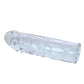 BAILE - TRANSPARENT SILICONE PENIS COVER 13 CM - LoveYou.lv