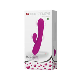 PRETTY LOVE - SMART VICTOR VIBRATOR WITH CLITORIS STIMULATOR - LoveYou.lv