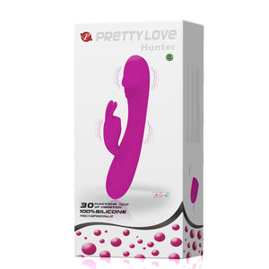 PRETTY LOVE - SMART VIBRATOR WITH RABBIT 30 HUNTER MODES - LoveYou.lv