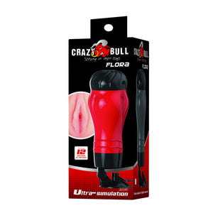 CRAZY BULL - ВАГИНА FLORA С ОСНОВАНИЕМ МАСТУРБАТОРА