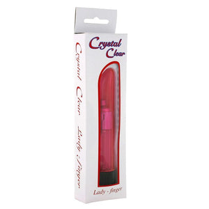 SEVEN CREATIONS - CRYSTAL CLEAR ВИБРАТОР LADY PINK