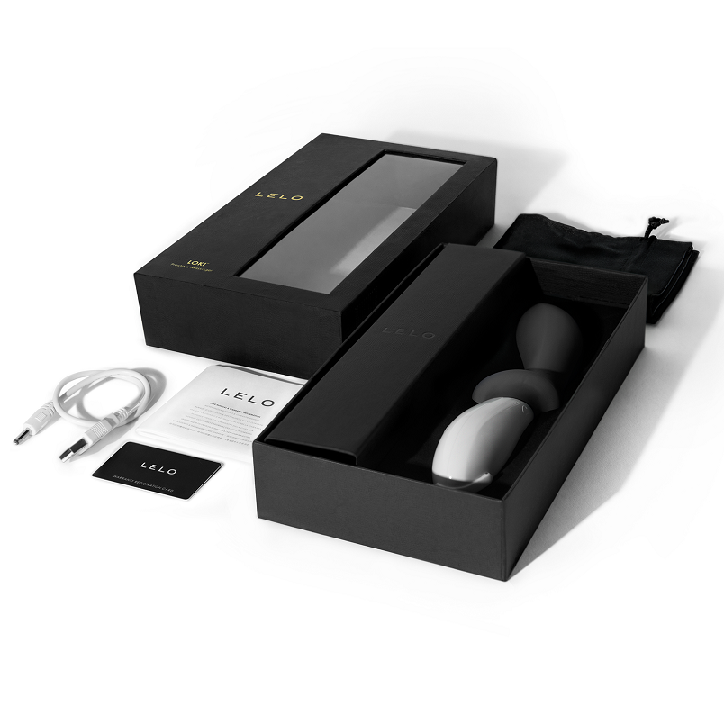 LELO - LOKI ЧЕРНЫЙ ПРОСТАТИЧЕСКИЙ ВИБРАТОР