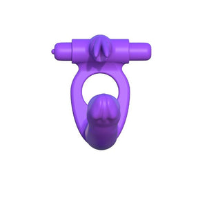 FANTASY C-RINGZ - SILICONE DOUBLE VIBRATOR RABBIT - LoveYou.lv