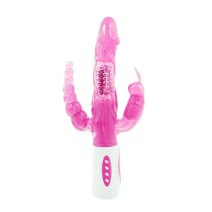 BAILE - PRETTY BUNNY TRIPLE VIBRATOR ROTATOR - LoveYou.lv