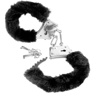 FETISH FANTASY SERIES - FURRY CUFFS BLACK - LoveYou.lv