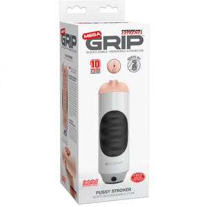EXTREME TOYZ - PIPEDREAM MEGA GRIP ВАГИНА МАСТУРБАТОР ВИБРАТОР