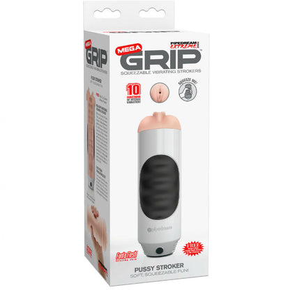 EXTREME TOYZ - PIPEDREAM MEGA GRIP ВАГИНА МАСТУРБАТОР ВИБРАТОР