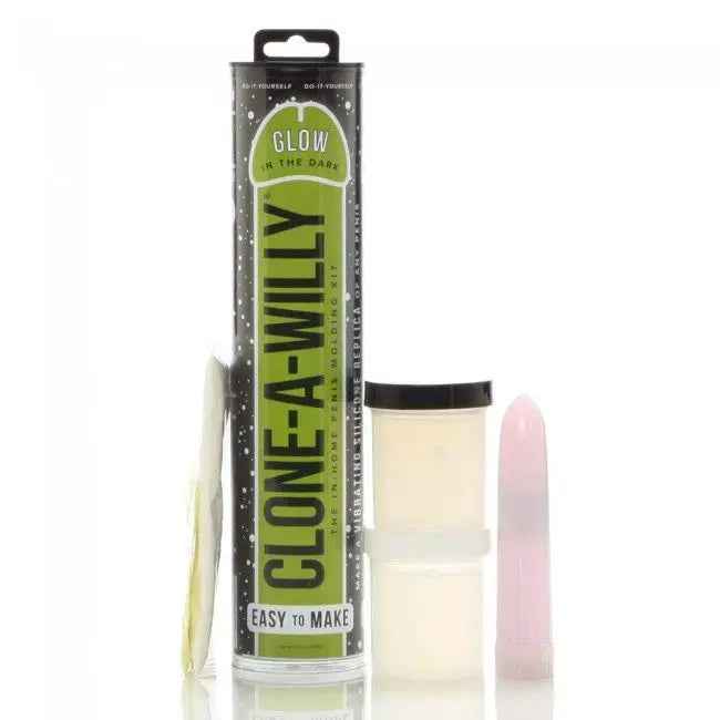 CLONE A WILLY - CLONEUR DE PÉNIS VERT LUMINESCENT AVEC VIBRATEUR - LoveYou.lv