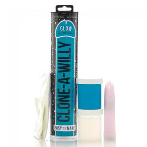 CLONE A WILLY - LUMINESCENT BLUE PENIS CLONER WITH VIBRATOR - LoveYou.lv